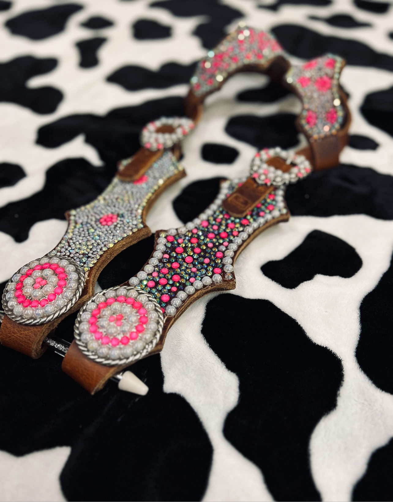 Mix match colorful headstall