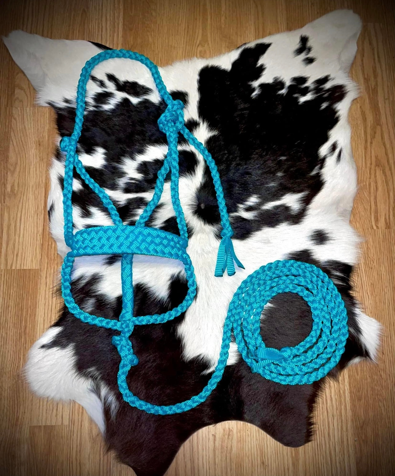 Solid color muletape halter