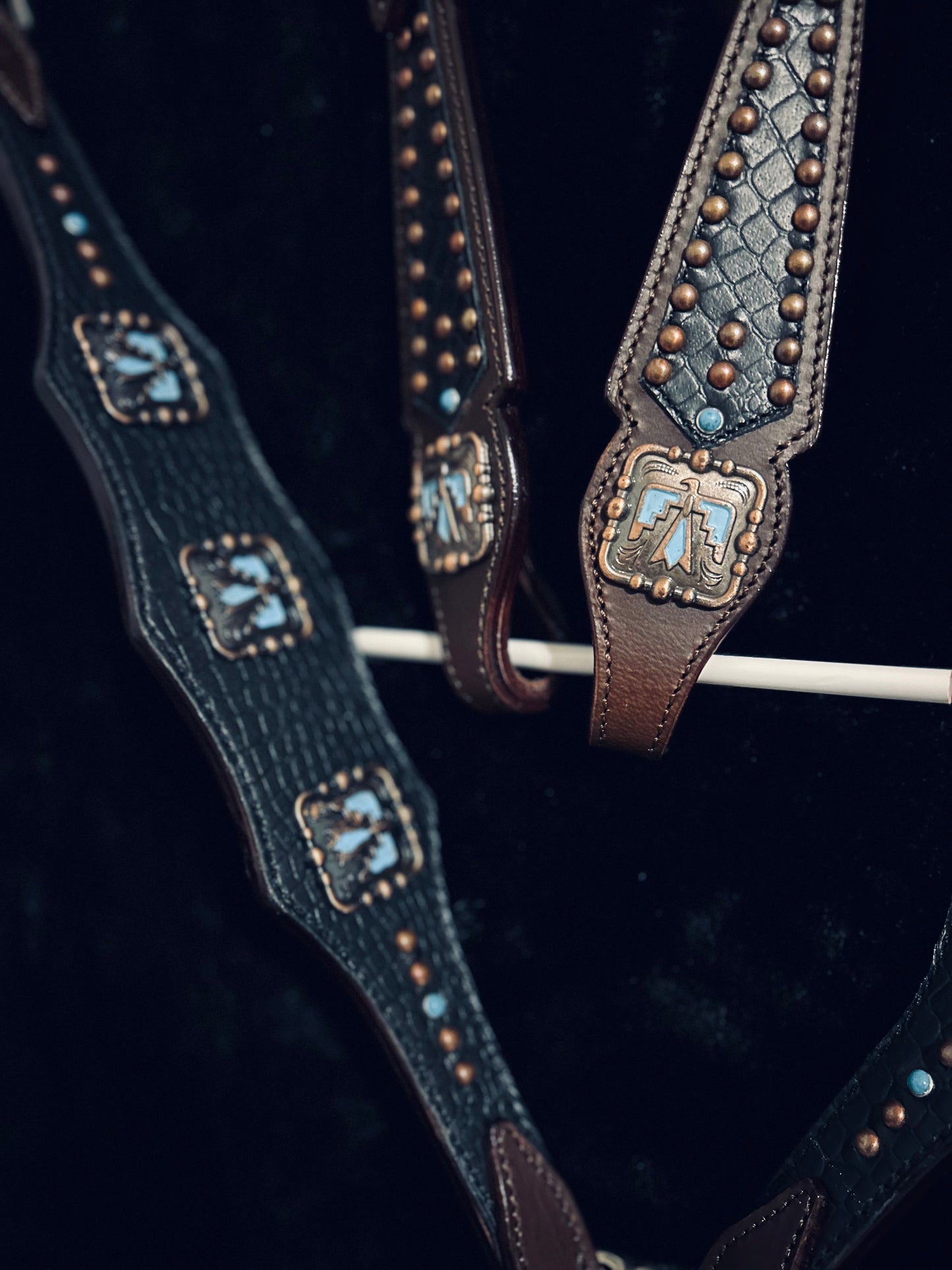 Thunderbird tack set - breastcollar - headstall