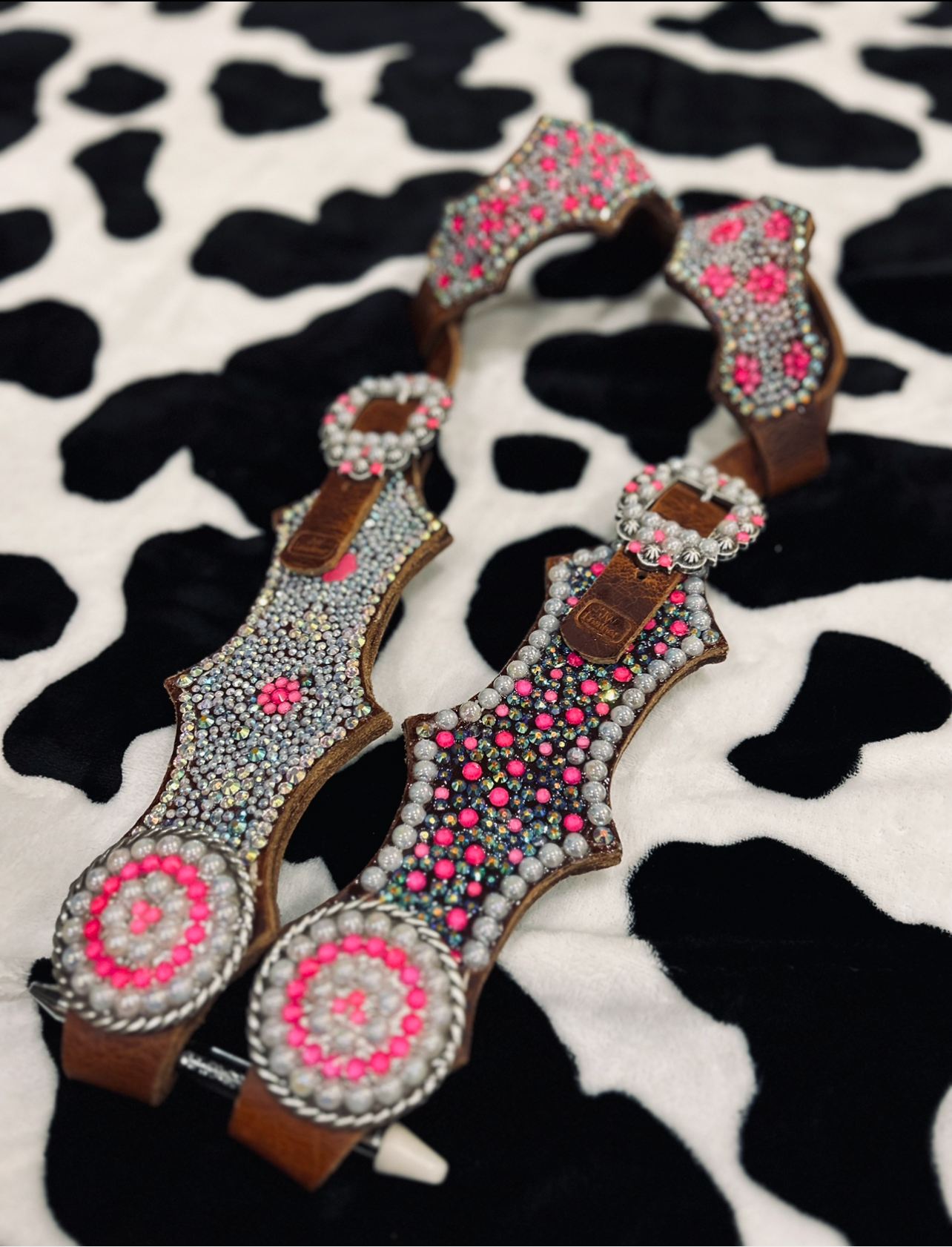 Mix match colorful headstall