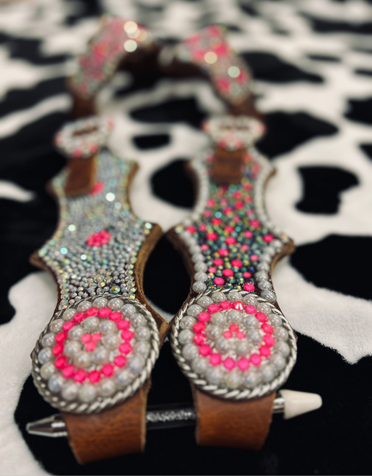 Mix match colorful headstall