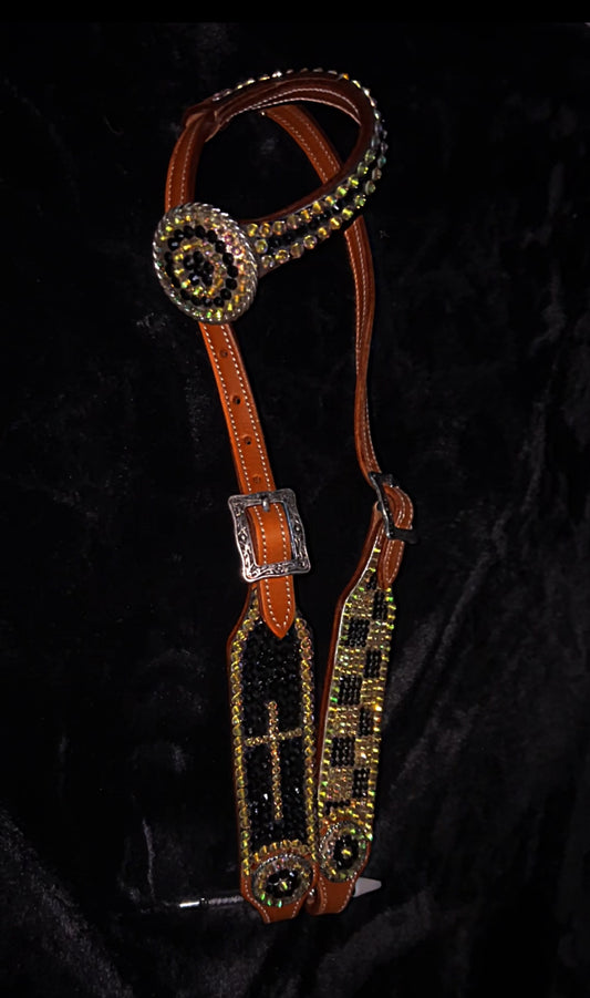 Psalm 45:6 set - headstall - breastcollar - tack set